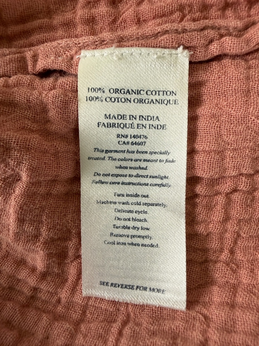 FAHERTY Dream Cotton Costa Gauzey Long Maxi Dress with Belt Sz Small - Picture 15 of 15